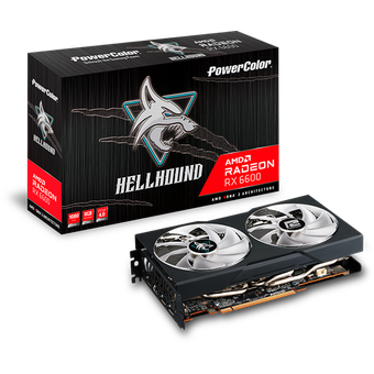 PowerColor Hellhound AMD Radeon RX 6600 8GB GDDR6