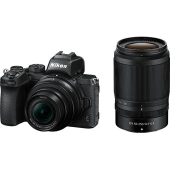 Nikon Z50 Twin Lens Kit, DX 16-50mm & DX 50-250mm