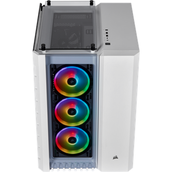 Corsair Crystal Series 680X RGB ATX High Airflow Tempered Glass Smart Case - White