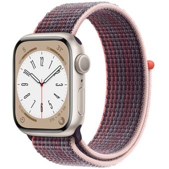 Apple Watch Series 8 (45mm, GPS) - Starlight Aluminum Case with Sport Loop