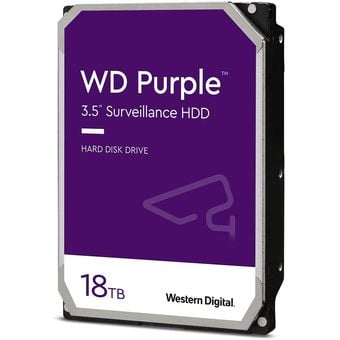 Western Digital WD Purple Surveillance HDD, 18TB / 256MB Cache