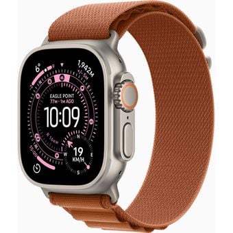 Apple Watch Ultra 3 (49mm, GPS + Cellular) - Titanium Case with Alpine Loop