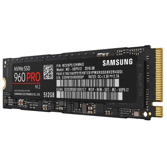Samsung SSD 960 PRO M.2 NVMe SSD, 512GB