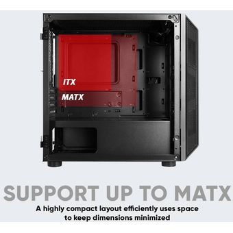 Armaggeddon Tessaraxx Core 1 Air Micro-ATX Gaming PC Case