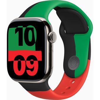 Apple Watch Series 10 (42mm, GPS + Cellular) - Titanium Case with Sport Band