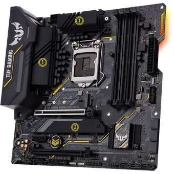 ASUS TUF Gaming B460M-PLUS (Wi-Fi), micro ATX motherboard