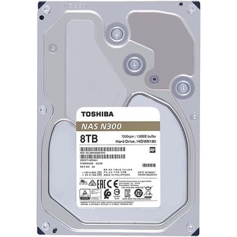 Toshiba N300 NAS Hard Drive, 8TB