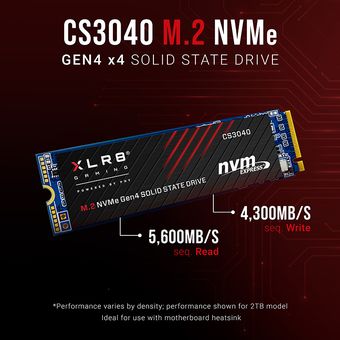 PNY XLR8 CS3040 M.2 NVMe SSD, 1TB