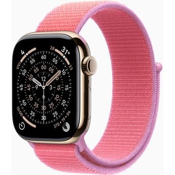 Apple Watch Series 11 (46mm, GPS + Cellular) - Titanium Case with Sport Loop
