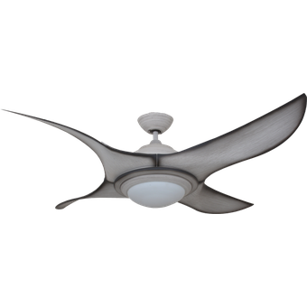 Elmark LMD 36-series, 52" Acrylic Blade Ceiling Fan, Grey