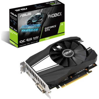 ASUS Phoenix GeForce GTX 1660 OC Edition 6GB GDDR5 [PH-GTX1660-O6G]