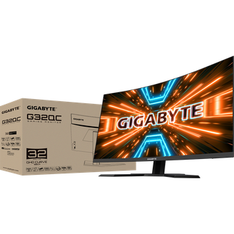 GIGABYTE G32QC A, 31.5" QHD 165Hz 1ms Curved Gaming Monitor