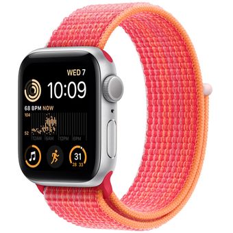 Apple Watch SE 2022(40mm, GPS) - Silver Aluminum Case with Sport Loop