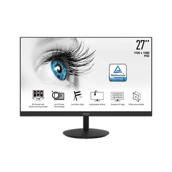 MSI PRO MP271, 27" Full HD Eye Care Monitor