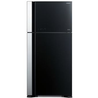 Hitachi 601L Big 2 Glass Series, Top Mount Freezer Fridge [R-VG710P7M-1 (GGR) / (GBK)]