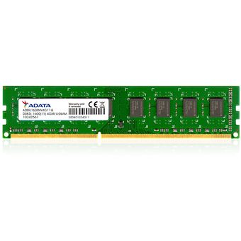 ADATA Premier Series DDR3L-1600 U-DIMM Memory Module, 4GB
