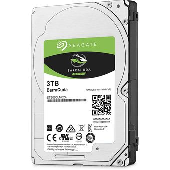 Seagate BarraCuda 2.5-inch HDD, 3TB [ST3000LM024]