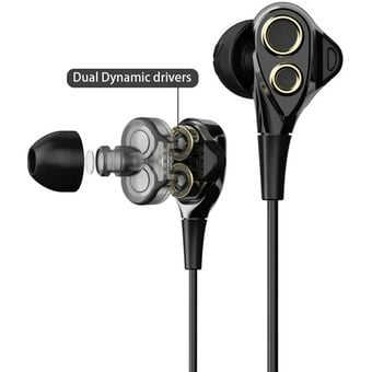 UiiSii BA-T8 DUAL DYNAMIC DRIVERS EARPHONES
