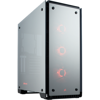 Corsair Crystal 570X RGB Mirror Black Tempered Glass, Premium ATX Mid-Tower Case