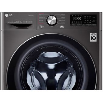 LG 10.5KG/7KG Front Load Washer Dryer w/ Steam+ [FV1450H2B]