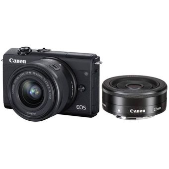 Canon EOS M200, 15-45mm & 22mm Twin Lens Kit