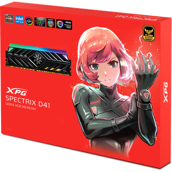 XPG SPECTRIX D41 DDR4 RGB Memory Module, 8GB DDR4 32000MHZ