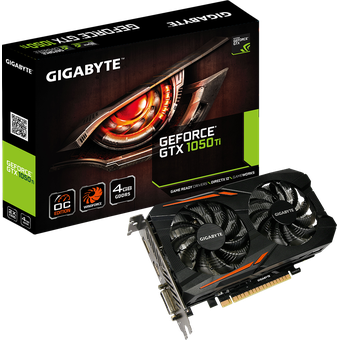 GIGABYTE GeForce GTX 1050 Ti OC 4G (rev.1.1) [GV-N105TOC-4GD]