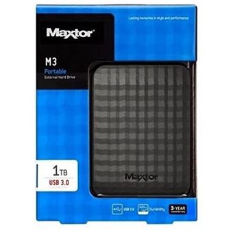 Maxtor M3 Portable External Hard Drive, 1TB