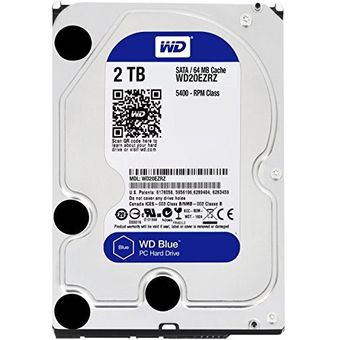 Western Digital WD Scorpio Blue 2.5" PC HDD, 2TB / 128MB Cache