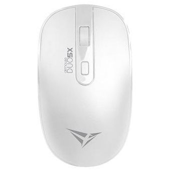Alcatroz AirMouse Duo 5X Silent Click Wireless Mouse White