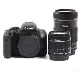 Canon EOS 800D with 18-55mm Lens + 55-250mm Lens