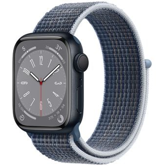 Apple Watch Series 8 (45mm, GPS) - Midnight Aluminum Case with Sport Loop