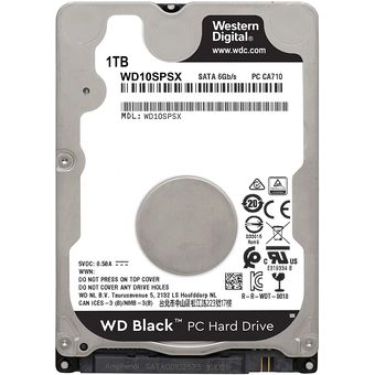 Western Digital WD_Black Performance Mobile HDD, 1TB / 64MB Cache