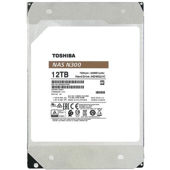Toshiba N300 NAS Hard Drive, 12TB