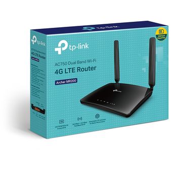 TP-Link Archer MR200, AC750 Wireless Dual Band 4G LTE Router