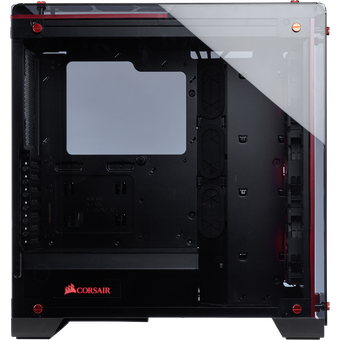 Corsair Crystal Series 570X RGB ATX Mid-Tower Case - Red [CC-9011111-WW]