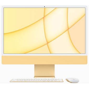 Apple iMac 24" (2021, M1, Four ports), 8-Core CPU, 8-Core GPU, 8GB/512GB