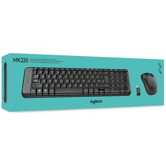 Logitech MK220 Compact Wireless Keyboard Mouse Combo