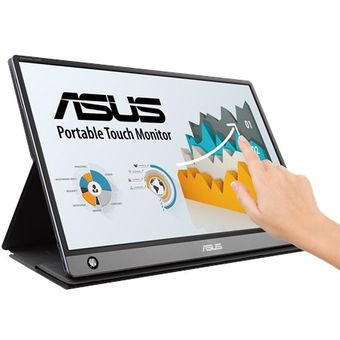 ASUS ZenScreen Touch MB16AMT, 15.6" Full HD USB Portable Monitor