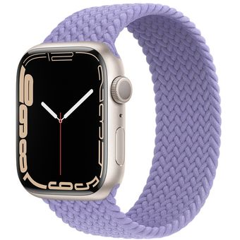 Apple Watch Series 7 (45mm, GPS + Cellular) - Aluminum Case with Braided Solo Loop