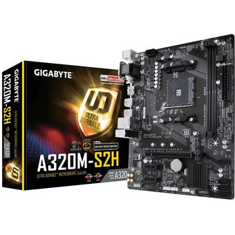 GIGABYTE GA-A320M-S2H (rev. 1.x), mATX motherboard