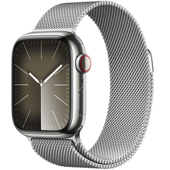 Apple Watch Series 9 (45mm, GPS) - Stainless Steel with Milanese Loop
