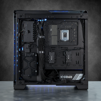 Corsair Crystal 570X RGB Mirror Black Tempered Glass, Premium ATX Mid-Tower Case
