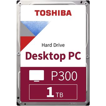 Toshiba P300 Desktop PC 3.5" SATA Hard Drive, 1TB [HDWD110UZSVA]
