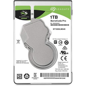 Seagate BarraCuda Pro Hard Disk Drive 1TB [ST1000LM049]