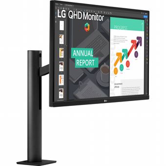 LG 27'' QHD Ergo IPS Monitor w/ USB Type-C [27QN880-B]