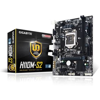 GIGABYTE GA-H110M-S2 (rev. 1.x), mATX motherboard