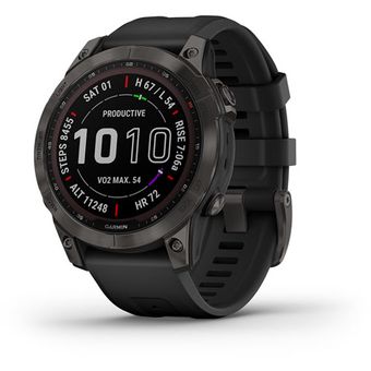Garmin Fenix 7 Sapphire Solar - 47mm (Black, Carbon Gray, Mineral Blue)