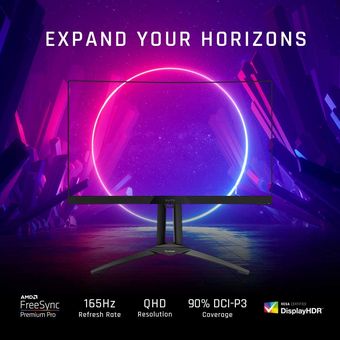 ViewSonic ELITE, 27" 165Hz Curved Gaming Monitor [XG270QC]