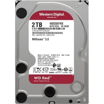 Western Digital 3.5" WD Red NAS Hard Drive, 2TB [WD20EFRX]